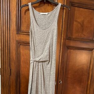 Alternative Grey t shirt materiel long  dress